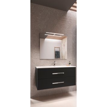 Allaskaappi Ordonez Star 100 cm mattamusta