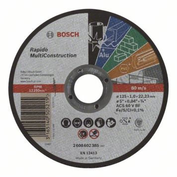 Katkaisulaikka Bosch PRO Multi Material 125 x 1,0 mm