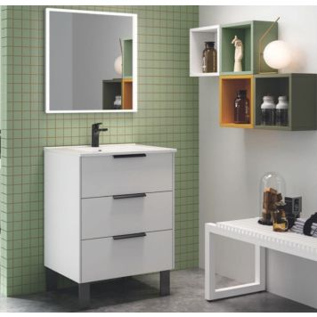 Kylpyhuonekaluste Ordonez Alboran mattavalkoinen 60 cm