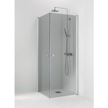 Kääntyvä suihkuseinä Vihtan Pisara 4 Harmaa