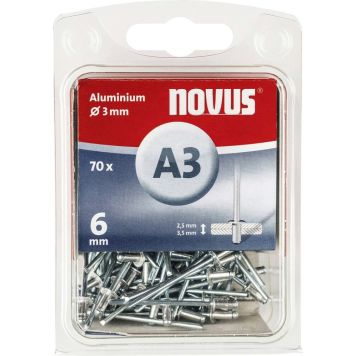 Alu-Niitti Novus A3 x 6mm