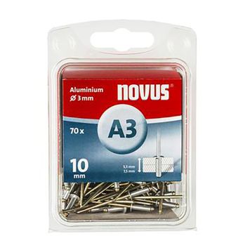 Alu-Niitti Novus A 3x 10mm 70 kpl