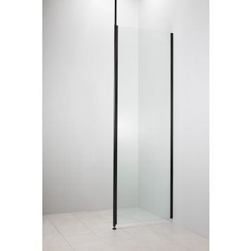 Kiinteä suihkuseinä Camargue Helmi kirkas/musta alumiini 40 cm