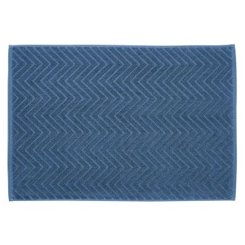 Kylpyhuonematto Diaqua Chevron 50 x 70 cm, useita värivaihtoehtoja Sininen