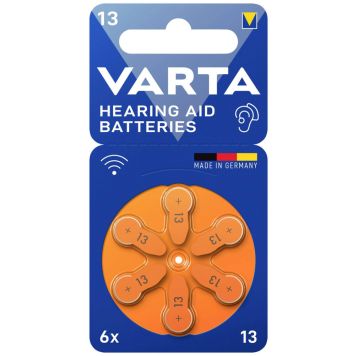 Kuulokojeparisto Varta 13 6 kpl