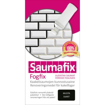 Kaakelisauma-aine Saumafix Musta 100 ml