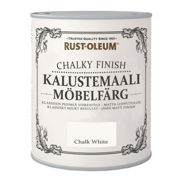 Kalustemaali Rust-Oleum Chalky Finish Chalk White 750 ml