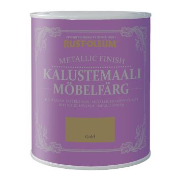 Kalustemaali Rust-Oleum Metallic Finish Kulta 125 ml