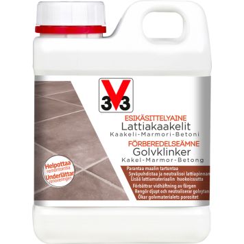 Esikäsittelyaine lattiakaakeleille V33 1 l