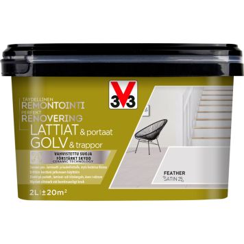 Lattia-/porrasmaali V33 Feather