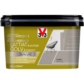 Lattia-/porrasmaali V33 Taupe