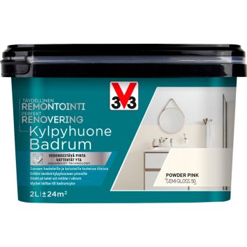 Kaakelimaali Seinille V33 Powder Pink