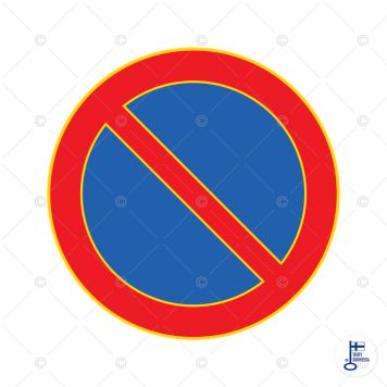 Tarra pysäköinti kielletty 150 mm