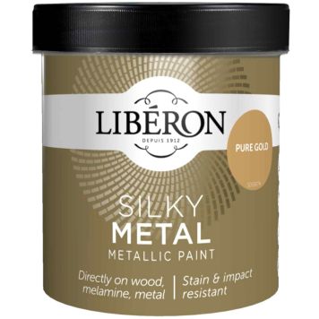 Metalliefektimaali Liberon Silky Pure Gold Gloss