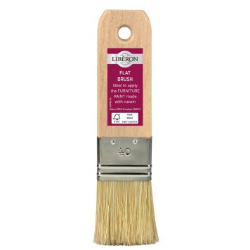 Kalustemaalisivellin Liberon Flat litteä 40 mm vaalea harjas