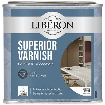 Kalustelakka Libéron Superior white satin 500 ml