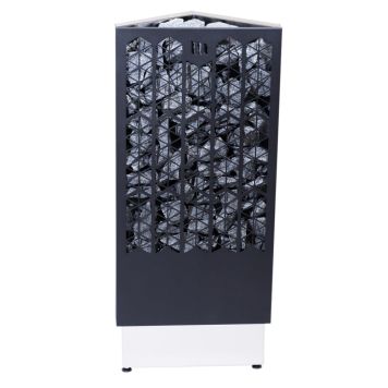 Sähkökiuas Mondex Aura E2 Musta runko, 6.6 kW