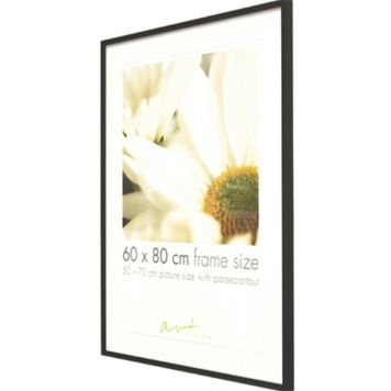 Valokuvakehys Leila Musta/Valkoinen/Tammi 60 x 80 cm Musta