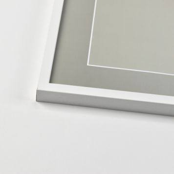 Valokuvakehys Leila Musta/Valkoinen/Tammi 60 x 80 cm Valkoinen