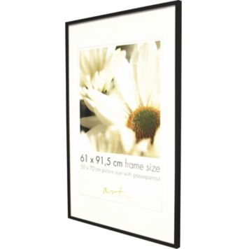 Valokuvakehys Leila Musta/Valkoinen/Tammi 61 x 91,5 cm Musta