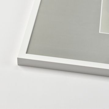 Valokuvakehys Leila Musta/Valkoinen/Tammi 70 x 100 cm Valkoinen