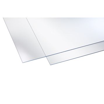 Polystyreenilevy Gutta kirkas 2,5 x 1000 x 1000 mm