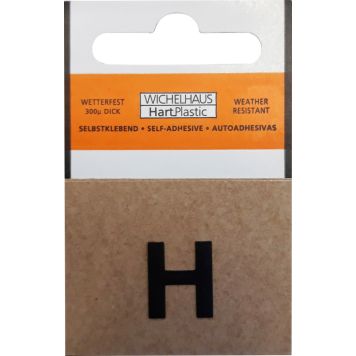 Kirjain Wichelhaus HartPlastic Musta 15 mm H