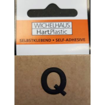 Kirjain Wichelhaus HartPlastic Musta 15 mm Q