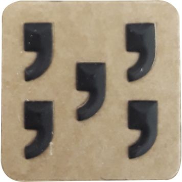 Merkki Wichelhaus HartPlastic Musta 15 mm Pilkku 5 kpl/pkt