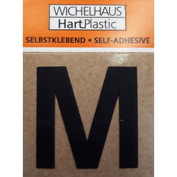 Kirjain Wichelhaus HartPlastic Musta 30 mm M
