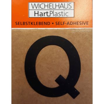Kirjain Wichelhaus HartPlastic Musta 30 mm Q