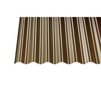 Valokate Gutta PC makro sinus-profiili pronssi 0,8 x 1045 x 3000 mm