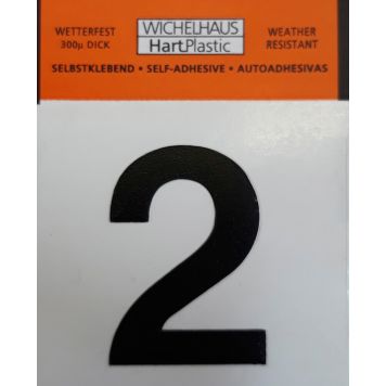 Numero Wichelhaus HartPlastic Musta 30 mm 2
