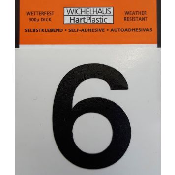Numero Wichelhaus HartPlastic Musta 30 mm 6
