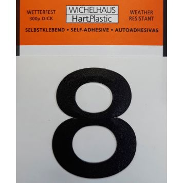 Numero Wichelhaus HartPlastic Musta 30 mm 8