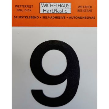 Numero Wichelhaus HartPlastic Musta 30 mm 9
