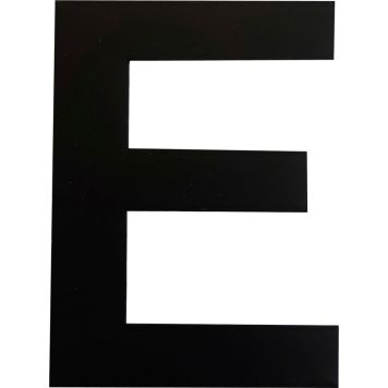 Kirjain Wichelhaus HartPlastic Musta 50 mm E