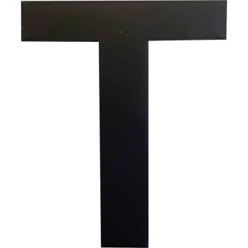 Kirjain Wichelhaus HartPlastic Musta 50 mm T