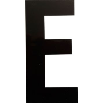 Kirjain Wichelhaus HartPlastic Musta 100 mm E