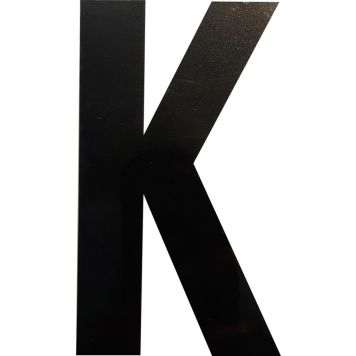 Kirjain Wichelhaus HartPlastic Musta 100 mm K