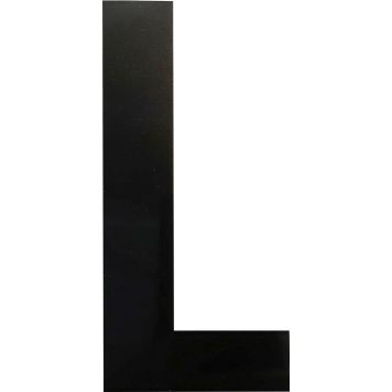 Kirjain Wichelhaus HartPlastic Musta 100 mm