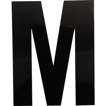 Kirjain Wichelhaus HartPlastic Musta 100 mm M