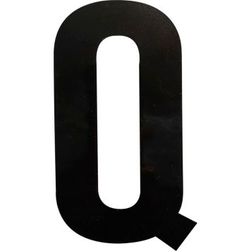 Kirjain Wichelhaus HartPlastic Musta 100 mm Q