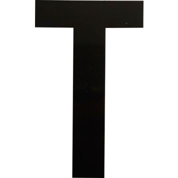 Kirjain Wichelhaus HartPlastic Musta 100 mm T