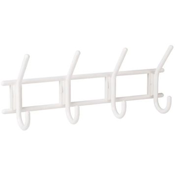 Seinänaulakko Walteco Valkoinen 4 koukkua
