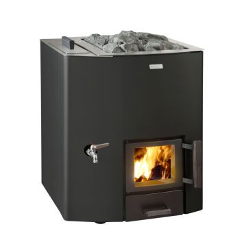 Puukiuas Narvi NC 20 vesisäiliö vasemmalla musta