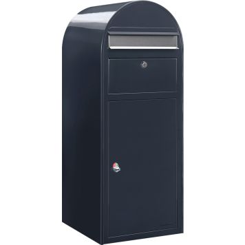 Posti- ja pakettilaatikko Bobi Cargo Antrasiitti