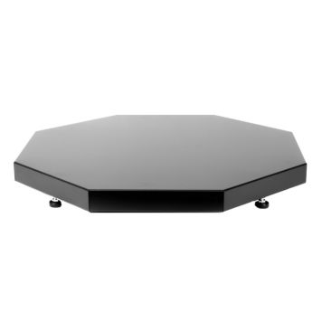 Asennusalusta Narvi 8-kulmainen Musta 60 x 60 cm