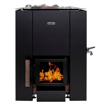 Puukiuas Narvi Kaamos 24 vesisäiliöllä