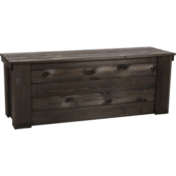 Puuarkku grafiitinharmaa 45 x 40 x 120 cm